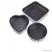ZHCKyee 3pcs Non-Stick Springform Pan/Cheesecake Pan/Leakproof Cake Pan Bakeware Set with 4pcs Egg Tart Mold - B0781V9ZBV